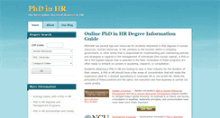 Desktop Screenshot of phdinhr.org